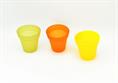 VASETTO PLASTICA SET 3 pz. Diam. cm.7,5 H.8